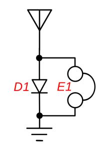 Crystal Radio Diagram